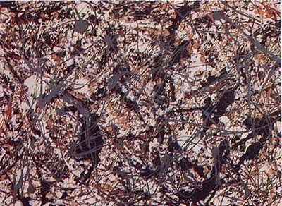 jackson pollock unsigned painting 1948